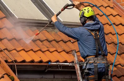 Démoussage et hydrofuge de toiture à Busséol